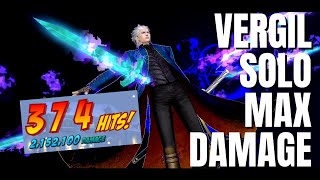 Youre Going Down Max Damage Solo Vergil No XF 21m [upl. by Assetnoc]