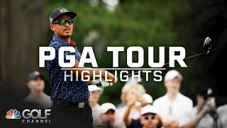 PGA Tour Highlights Rocket Mortgage Classic Round 3  Golf Channel [upl. by Elodia]