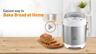 How to Make Fresh Bread at home with KENT Atta amp Bread Maker [upl. by Goth]