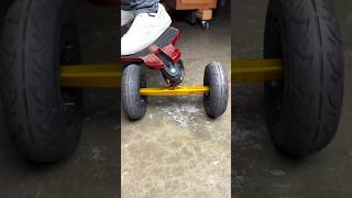 How the FIN Limiter works on an electric skateboard with pneumatic tires No wheelbite esk8 [upl. by Otinauj]