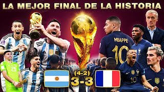 La MEJOR FINAL de la HISTORIA de los MUNDIALES🏆  Argentina V Francia Messi V Mbappé [upl. by Avika950]