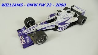 Papírový Model Papercraft F1 Williams BMW FW 22 124 Year 2000 [upl. by Yahsram]