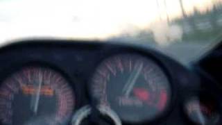 Top Speed ZZR 1100 295kph [upl. by Corbin]