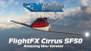 FlightFX Cirrus SF50 Vision Jet v2  Outstanding  MSFS 2020 [upl. by Hesther]