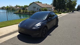 diy Tesla Model Y 3m Satin Black [upl. by Sheba]