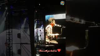 GV Prakash amp Saindhavi singing pirai thedum❤ live in concert liveinconcert malaysia kl gvprakash [upl. by Sivar]