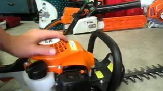 New stihl hs45 hedge trimmer [upl. by Ase]