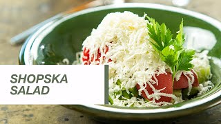 Shopska Salad  Bulgarian salad  Food Channel L Recipes [upl. by Kannav]