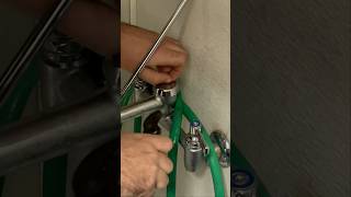 Replacing a Vacuum Breaker on Chicago Mop Sink Faucet asmr shorts short viralshort diy ytshort [upl. by Aowda46]