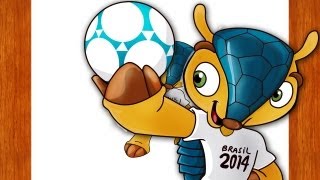 Desenhando Mascote da COPA Fuléco [upl. by Nehr671]