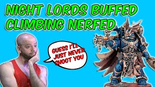 Kill Team NEW FAQs Night Lords OP climbing nerfed rerolls buffed [upl. by Nortad791]