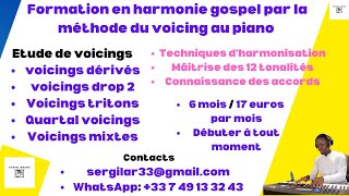 cours dharmonisation gospel au piano [upl. by Anih]