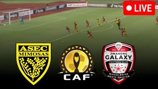 🔴LiveAsec Mimosas Vs Jwaneng Galaxy Fc  Caf Champions League  Group Stage B  Match Live Today [upl. by Welker]