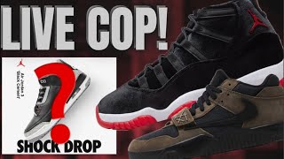 SHOCK DROPS SOON JUMPMAN JACKS DARK MOCHA BLACK CEMENT 3’S amp LIVE COP BRED 11 [upl. by Tihw608]