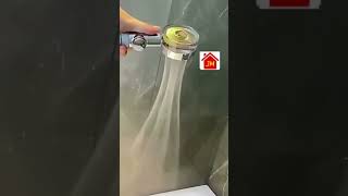 High pressure turbocharged 360 degree rotating shower head shorts ytshorts myfirst amazon reels [upl. by Enttirb]