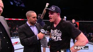 UFC on FX 7 CB Dollaway Octagon Interview [upl. by Anelis]