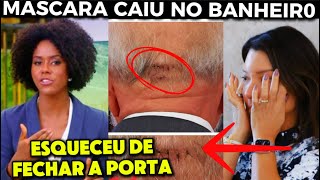 JANJA DIZ QUE GLOBO MOSTROU MASCARA DO LULA CAINDO E CHOR0U [upl. by Ahsilrac]