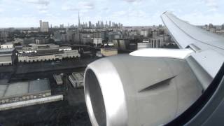 FSX As Real As It Gets Boeing 787 landing in Dubai HD [upl. by Linis268]