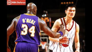 Yao Ming vs Shaquille ONeal First Meeting Full Match up  2003 Season Rockets vs Lakers [upl. by Edijabab]