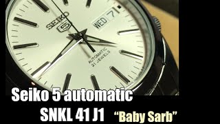 Seiko SNKL41J1 unboxing and review aka “baby Sarb” automatic self winding watch [upl. by Tuhn]