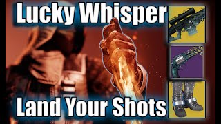 Destiny 2 Solar Hunter Build Lucky Whisper [upl. by Julienne]