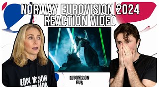 Norway  Eurovision 2024 Reaction  Gåte  Ulveham  Eurovision Hub [upl. by Tice]