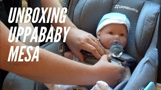 Unboxing the UppaBaby Mesa car seat Is it userfriendly Hm [upl. by Fenton]