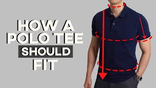 How Should A Polo Shirt Properly Fit  A SIMPLE GUIDE TO MENS SHIRT FIT [upl. by Adamson961]