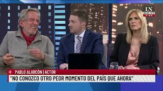 Pablo Alarcón actor quotNo conozco otro peor momento del país que ahoraquot [upl. by Iney]