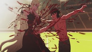 kizumonogatari 3 quotKiss shot vs Araragiquot AMV [upl. by Enicar]