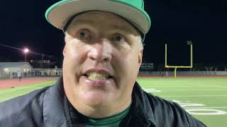 Farmington football coach Jeff Dalton talks shutout win vs Cibola [upl. by Karlotte884]