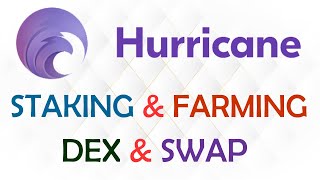 Staking Farming DEX Swap Hepsi bir Projede  HurricaneSwap [upl. by Sabir720]