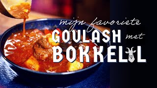 De beste GOULASH met gerookte paprika en wild zwijn [upl. by Oirad]