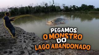 PESCAMOS A CRIATURA DO LAGO ABANDONADO [upl. by Broddie727]