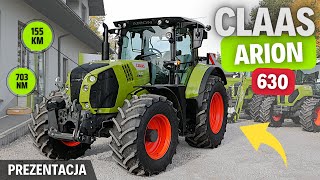 CLAAS ARION 630  większa wersja Ariona  Prezentacja  test ciągnika [upl. by Recha105]