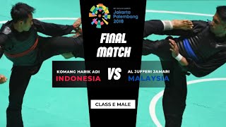 FLASHBACK KOMANG HARIK ADI INDONESIA VS AL JUFFERI JAMARI MALAYSIA  ASIAN GAMES PENCAK SILAT [upl. by Bauer]