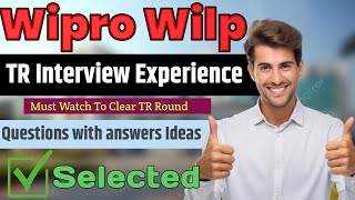 Wipro WILP Interview Experience 2024  Technical Round  Freshers TR Round  Complete Guidance ✅ [upl. by Bocoj743]