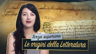 Le origini della Letteratura italiana 🧾 [upl. by Anayhd]