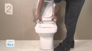 WC Seat and Cover  Installation  Roca [upl. by Gusella909]