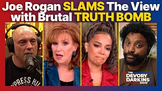 The View SLAMMED by Joe Rogan with Brutal TRUTH BOMB [upl. by Ahsieat]