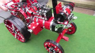 Meccano steam traction engine [upl. by Nevag]