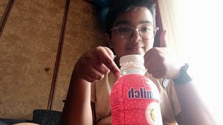 Müllermilch strawberry drink review 😋🤤like and subscribe [upl. by Pyotr968]