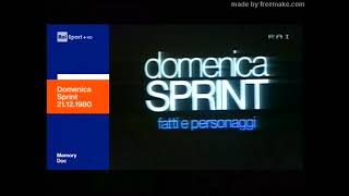 Domenica Sprint 21 12 1980 [upl. by Ahsenac]