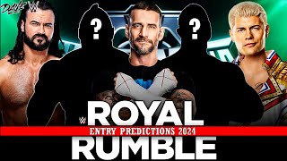 WWE Men´s Royal Rumble Match 2025  Entry Predictions [upl. by Amalita]