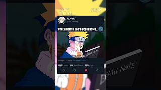 Naruto With Death Note 😂kishinpain anime naruto comedy shorts [upl. by Worrad847]