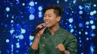 Nogen Hangsarumba quotMaile Mayale Diekoquot  The Voice of Nepal Season 5 2023 [upl. by Erland]