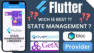 Flutter Best State Management [upl. by Yvad]