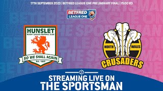 1709  LIVE Betfred League One Playoffs  Hunslet RLFC vs North Wales Crusaders [upl. by Anilocin]