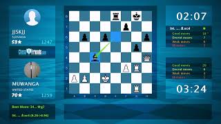 Chess Game Analysis MUWANGA  JJSKJJ 10 By ChessFriendscom [upl. by Annaira]