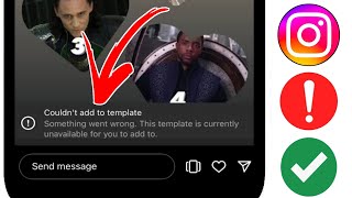 Cómo arreglar Instagram No se pudo agregar a la plantilla Algo salió mal [upl. by Lindbom]
